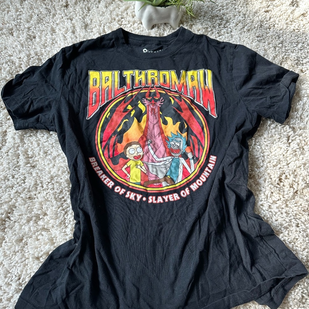 Rick and Morty Balthrowaw Breaker of the sky Adult swim collectable T sh…